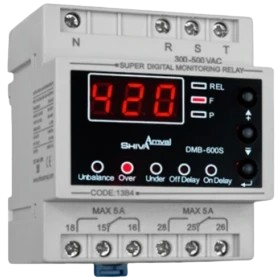 سوپر کنترل فاز دیجیتال 13B4 مدل DMB-600S - شیوا امواج Shiva Amvaj
