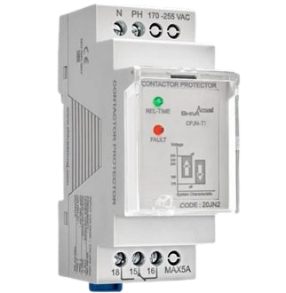 محافظ کنتاکتور و کنترل فاز تک فاز مدل CPJN-T180- کد 20JN2 - شیوا امواج Shiva Amvaj